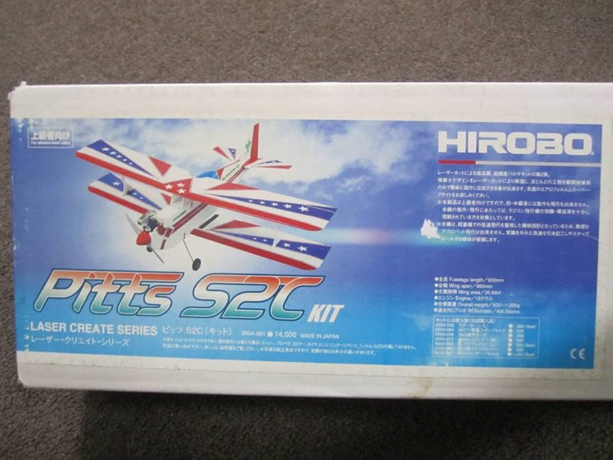 HIROBO ラジコン飛行機pitts S2C HIROBO ラジコン飛行機pitts S2C HIROBO radio controlled